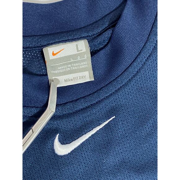 Nike Sleeveless Dri-FIT Shirt – Blue, Size Large Athletic Performance Top - Picture 4 of 7